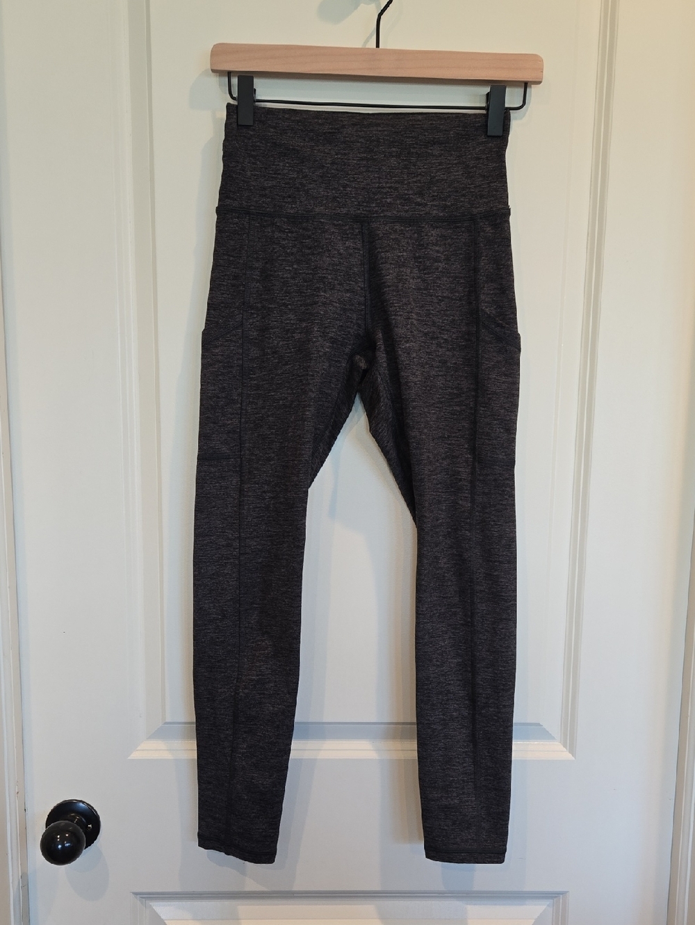 aerie Chill Play Move Charcoal Heather Active Leggings